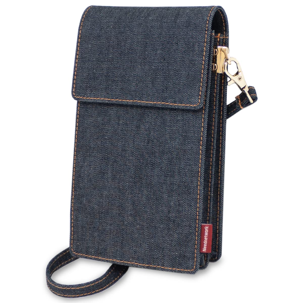 

Сумка для смартфона Okayama Denim Wallet Pochette Crossbody Smartphone Shoulder Indigo Blue [Need Network] Женская