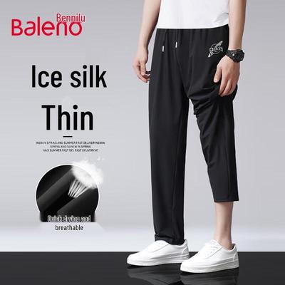 Baleno Men's Ice Silk Straight Leg Casual Pants