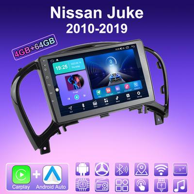 2 DIN Android Carplay Autorádio Pro Nissan Juke 2010-2019 Multimediální Přehrávač Hlavní Jednotka Stereo GPS Navigace BT WIFI 4+64GB