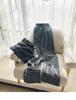 2025 Spring European Style Striped Wide-Leg Plus Size Women's Casual Floor-Length Pants