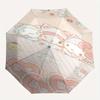 Good Friends Cinnamoroll My Melody HelloKitty Automatic 3-Fold Cartoon Umbrella Design, Cute Cartoon Pattern, Portable Outdoor Umbrella, Perfect, Holi