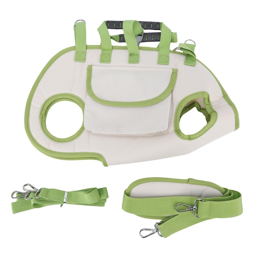 Dog Full Body Lift Harness with Adjustable Strap Breathable Pet Carrier for Puppy Cat Oxford Fabric S