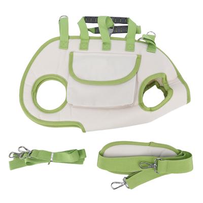 Dog Full Body Lift Harness with Adjustable Strap Breathable Pet Carrier for Puppy Cat Oxford Fabric S