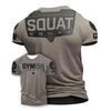 New 2026 Men's 3D Printed Sports Exercise T-shirt Fun Gym High Quality Men's Short Sleeve Muscle Men's Hardcore T-shirt