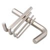L-Shaped Hex Key Set: Single Flat Head Allen Screwdriver & Hexagonal Wrench (Metric)