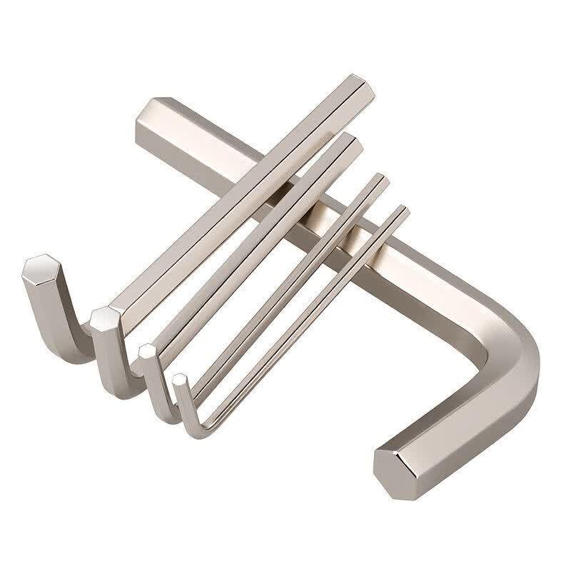 L-Shaped Hex Key Set: Single Flat Head Allen Screwdriver & Hexagonal Wrench (Metric)