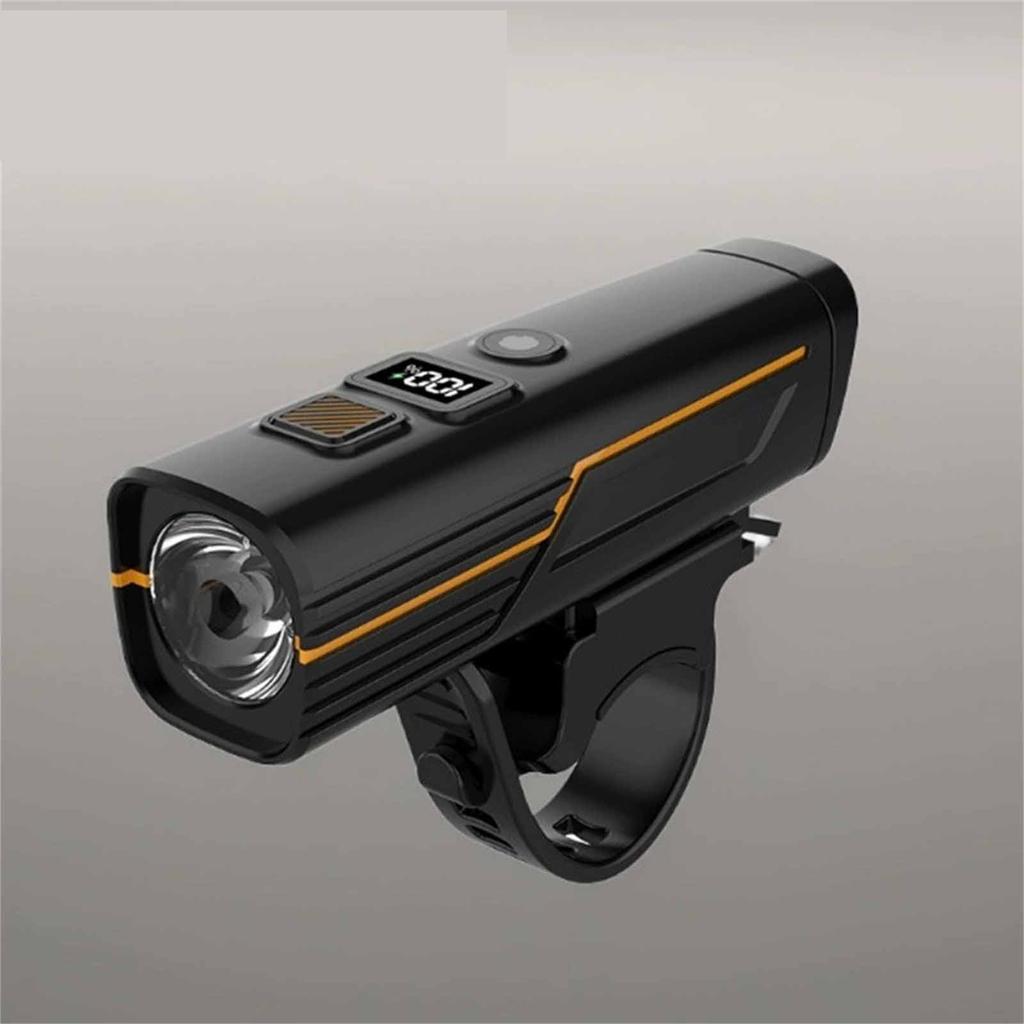 Digital  Light – High-Brightness Cycling Light for Road & Mountain Bikes, Outdoor Riding with Display & Light Effects