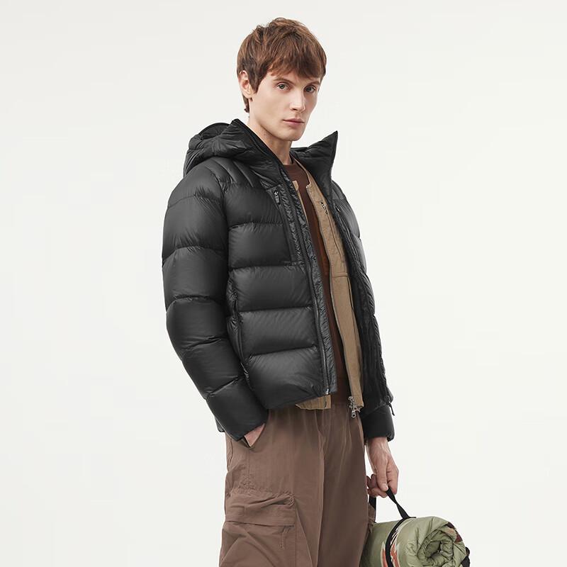 Tanboer Men's Hooded Urban Outdoor Puffer Jacket 560377A