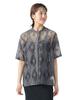 Beams Heart Lace One Size Women's S/S Blouse, Charcoal,