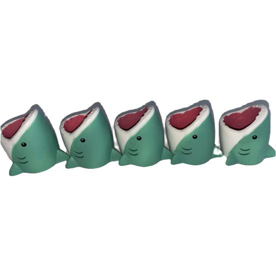Fish Tank Ornament Ocen Series Shark Head Statue Cartoon Underwater Animal Sculpture Aquarium Landscaping Decor