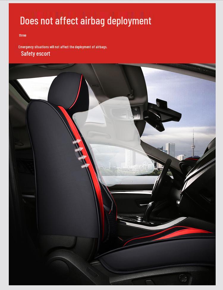 Huachen Zhonghua H-Series Ice Silk Universal Car Seat Cushion - Four Seasons Full Coverage