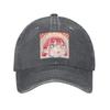 Blue Box Hina Chono Anime Denim Fabric Cap Casual Baseball Caps Adjustable Hat Summer Unisex Baseball Hats