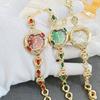 Orologio Bracciale da Donna con Strass Orologi Rotondi al Quarzo Orologio da Polso da Donna