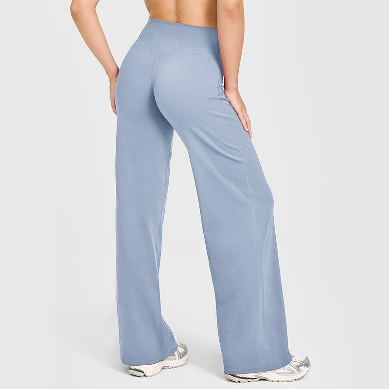 Yoga Pants Women's Long Pants High Waist Straight Pants Loose and Thin Yoga Clothes Sports Outdoor Fitness Clothes Women