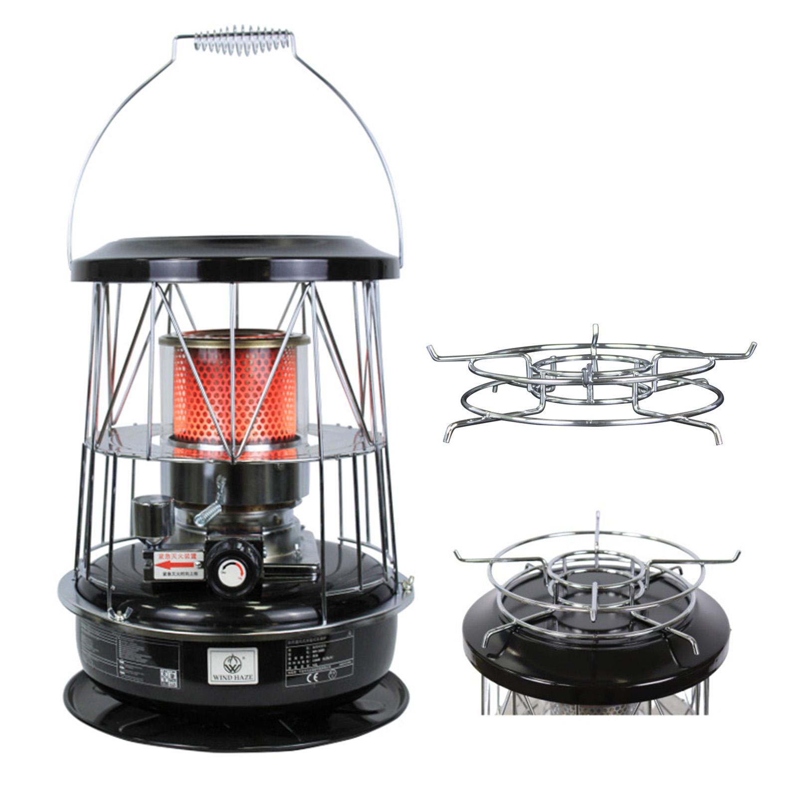 

Уличный керосиновый обогреватель для зимней палатки, керосиновая горелка с регулируемым пламенем stove and rack чёрный