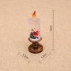 Christmas Decoration Electronic Candles Night Lights Desktop Lighting Atmosphere Scene Arrangement Props Xmas Kids Gifts