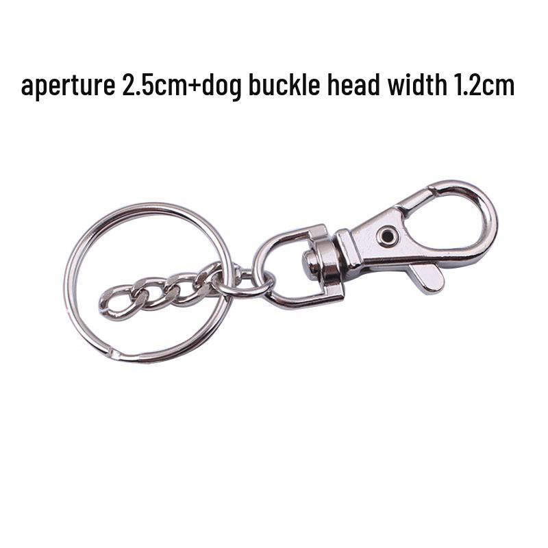 Zinc Alloy Lobster Clasp Hook Set: 3-Piece DIY Keyring & Jewelry Accessories