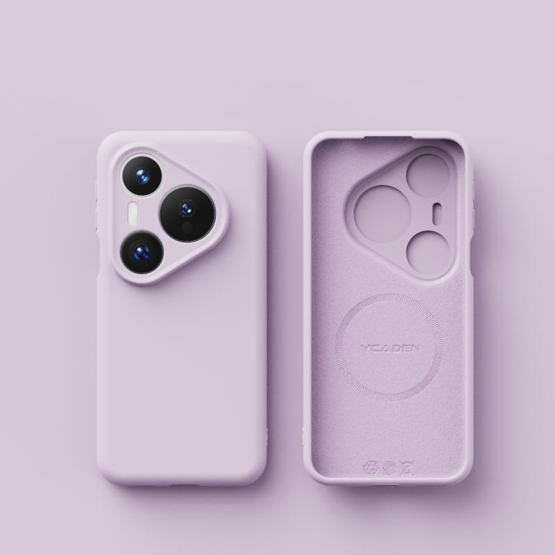 Soft Silicone Magsafe Magnetic Phone Case For HuaWei Pura 80 70 Mate 80 70 Air 60 50 Ultra Pro Max Frosted Wireless Charge Cover