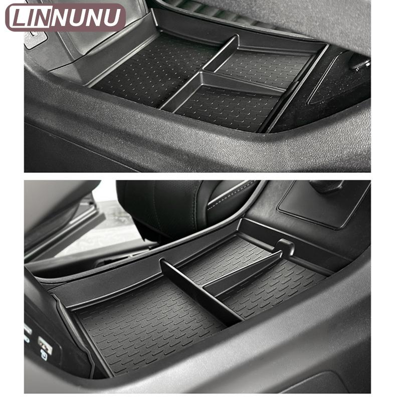 Linnunu Fit for Jaecoo J8 Car Interior Accessories 2025 Car Central Control Lower Storage Box Cover Tpe Material Chery Tiggo 9