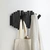 Porte-manteaux - Umbra - Piquet - 5 crochets - Noir - Bois massif