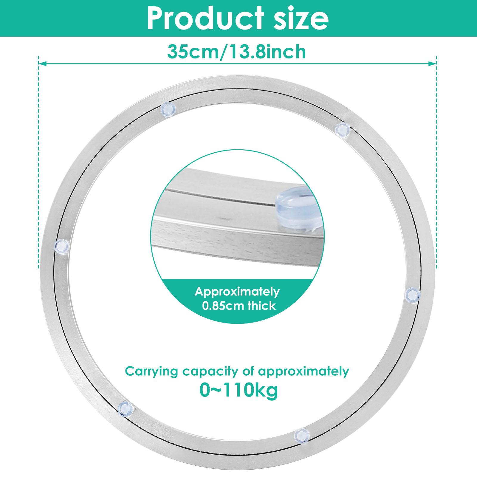 

12/14/16 дюймовый поворотный подшипник 360° сверхпрочный металлический вращающийся подшипник для круглого обеденного стола поворотный стол максимальная грузоподъемность 130 кг