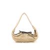 2025 New Woven Cow Horn Mesh Bag With Niche Design Single Shoulder Crossbody Bag Women's Fashionable And Casual Hand-held Fishing Net Bag