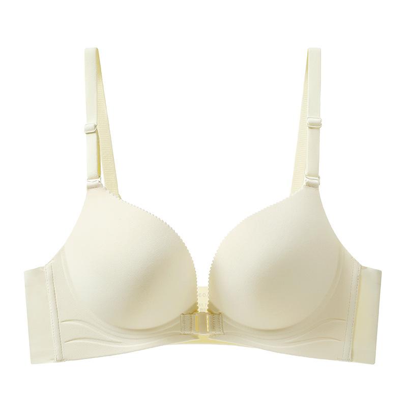 Front buckle seamless underwear women gather small breasts, show large breasts, anti-sagging adjustment type new bra cover