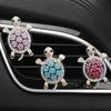 Car Vent Perfume Clip Cute Cartoon Turtle Design Car Interior Air Freshener Unique Scent Ornament for Auto Use