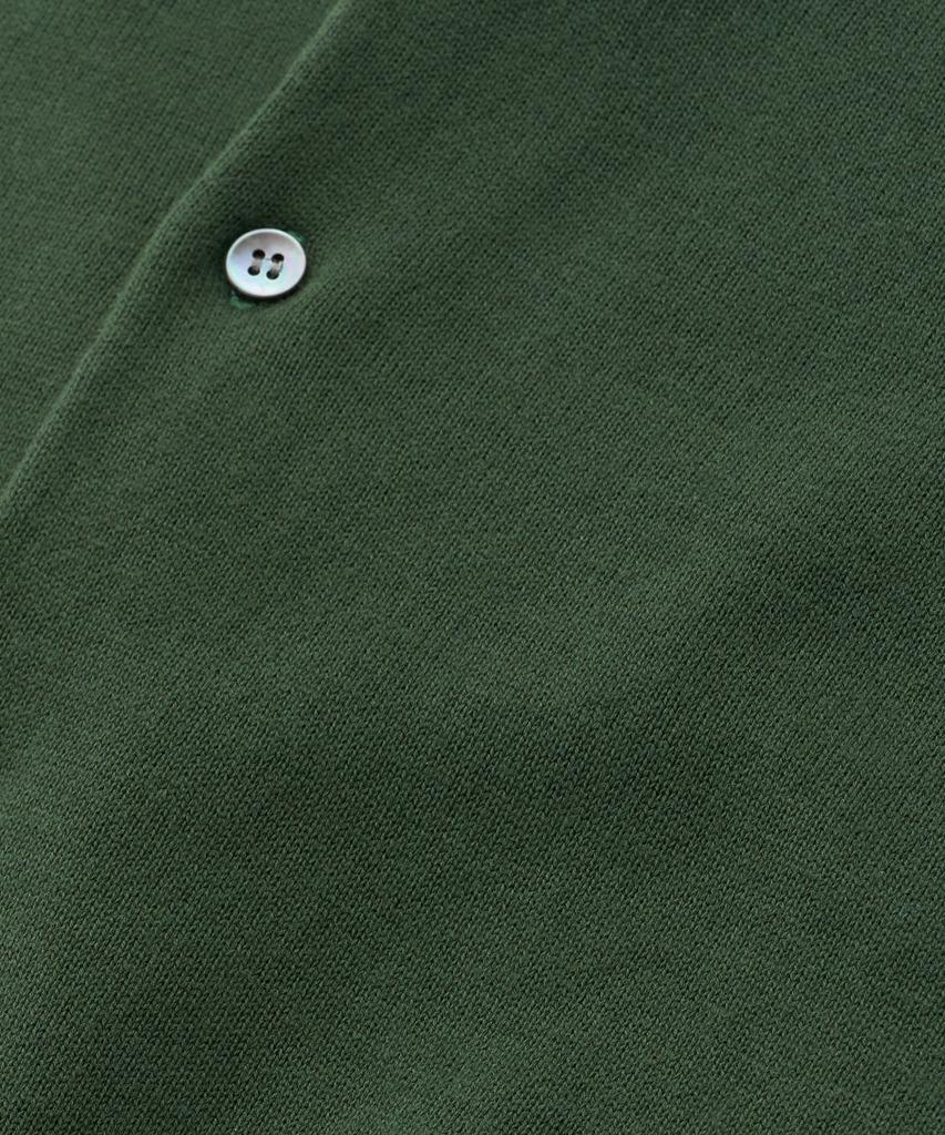 Another Office Scape Knit Polo Cardigan (Forest)