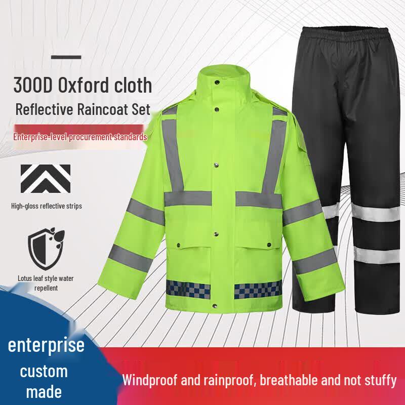Reflective Split Rain Suit
