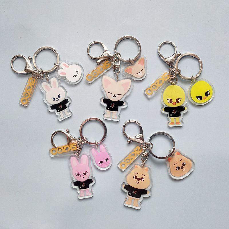 Stray Acrylic Keychain Kids Cartoon Kpop Fans Gift Collection Pendant