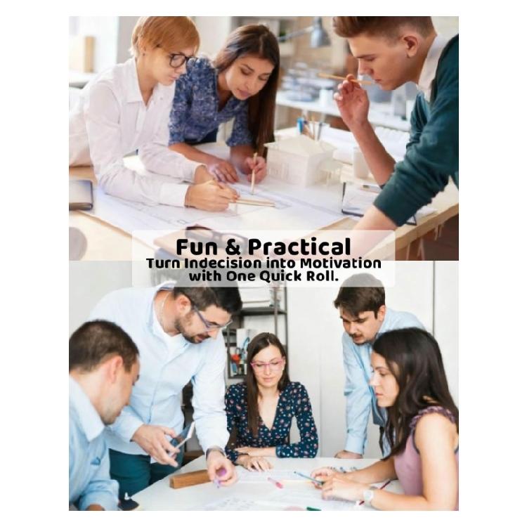 Set of 6 Decision Making Dices Set Party Entertainment Dices Game Accessory For Friend Family Gathering Choice Making Tool