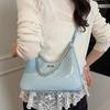 Versatile chain small bag women's new fashion diamond underarm bag summer simple commuter shoulder bag