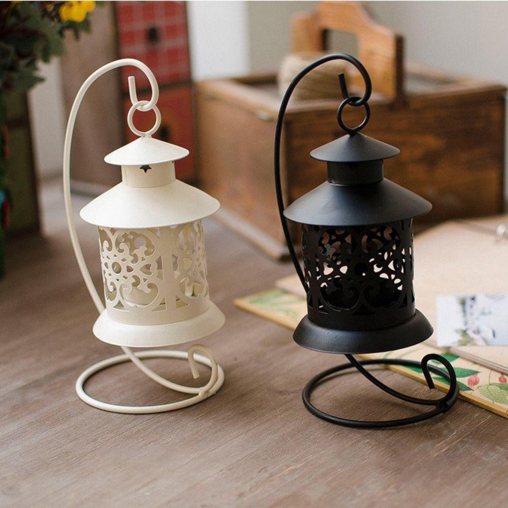 Hangable Wedding Hanging Candlestick Exquisite Star Candle Holders Hollow Candle Holders  Tabletop