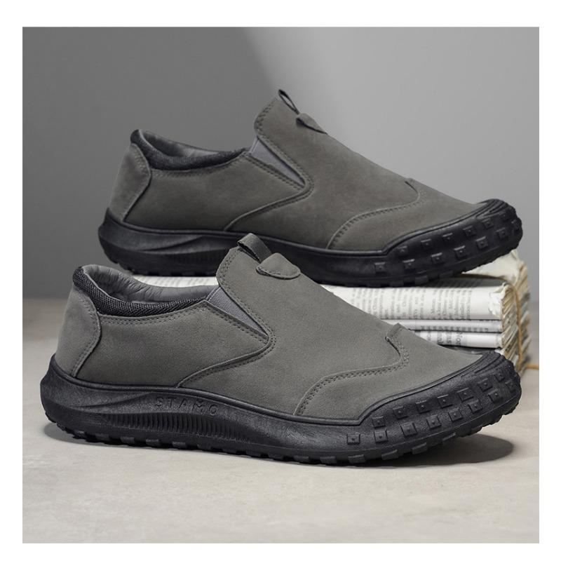 Men S Low Top Waterproof Work Shoes Outdoor Wear Resistant Casual Shoes