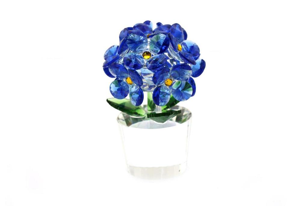 Navire Compact Crystal Hydrangea Figurine