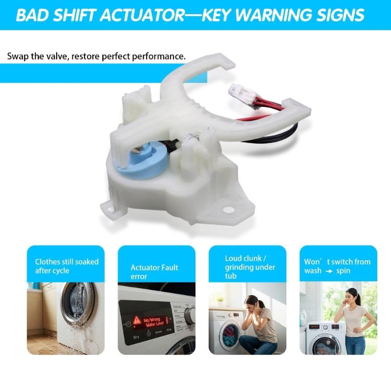 Robust Plastic Housing Clutch Separator Switches Actuator Quickly Fit Design for Broad Washing Machine Compatibility