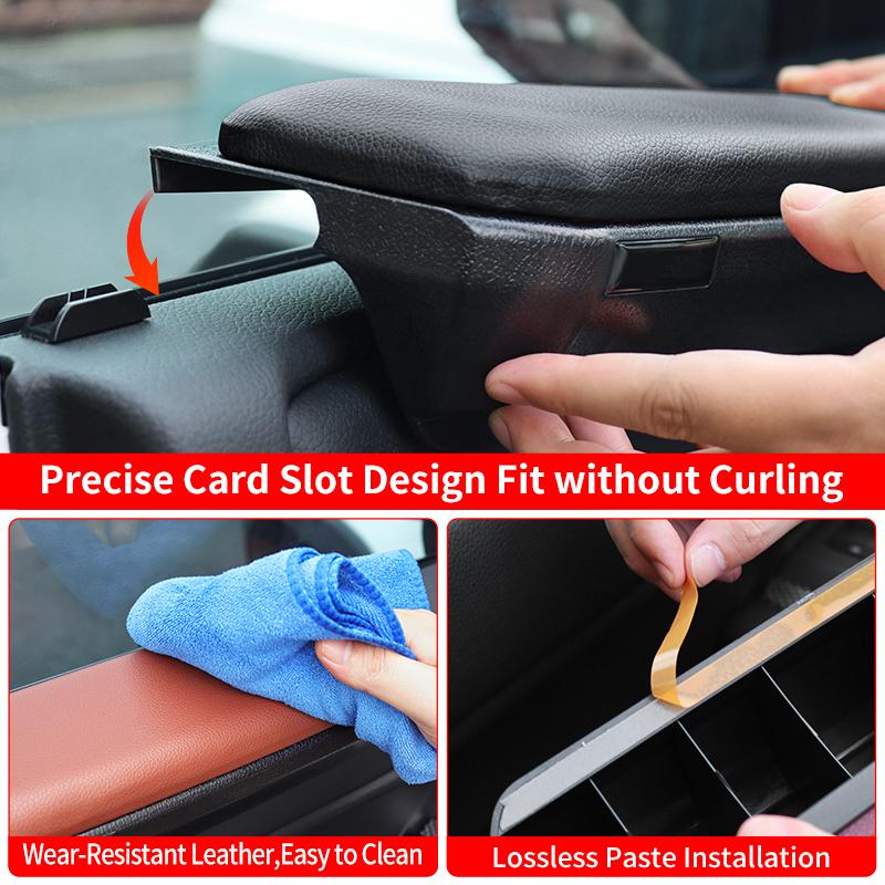 For Toyota 2024 2025 Land Cruiser Prado 250 LC250 j250 Door Elbow Pad Leather Soft Padding Interior Decor Parts Easy tall