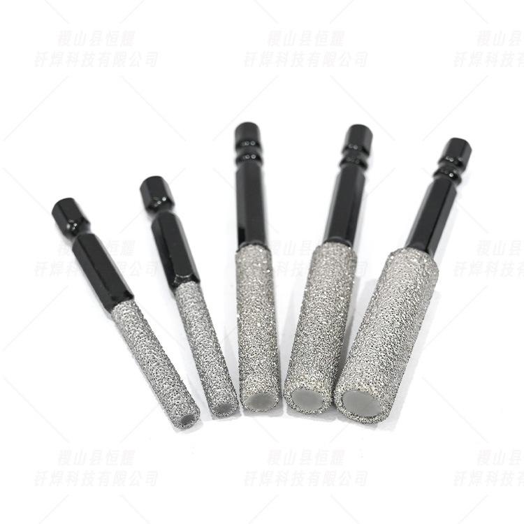 Diamond Grinding Burr Drill Bits Hex Shank for Tile Marble Vitrified Tile Grinding Trimming Reaming