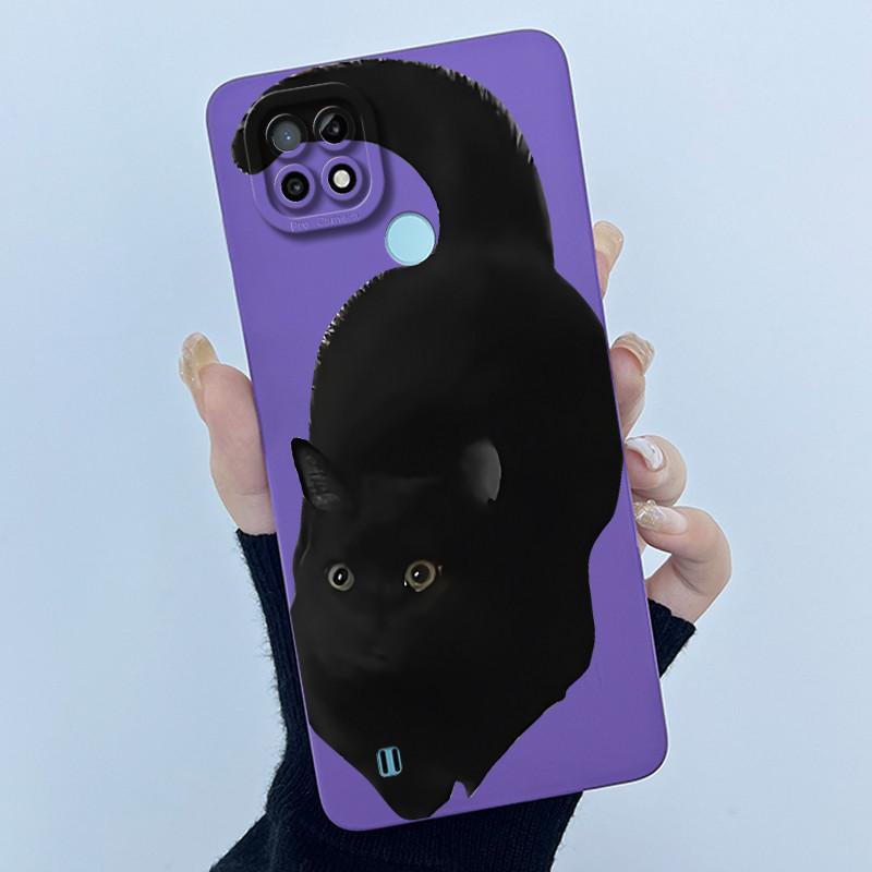 For Realme C21 RMX3201 / C21Y RMX3261 RMX3263 C25Y Phone Case Coque Soft Silicone Sweet Painted Girls Lovely Printed Back Cover
