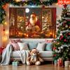 1Pcs Christmas Theme Event Pattern Decoration Background Winter Backdrop Decorations For Photo Studio Photo Booth Party