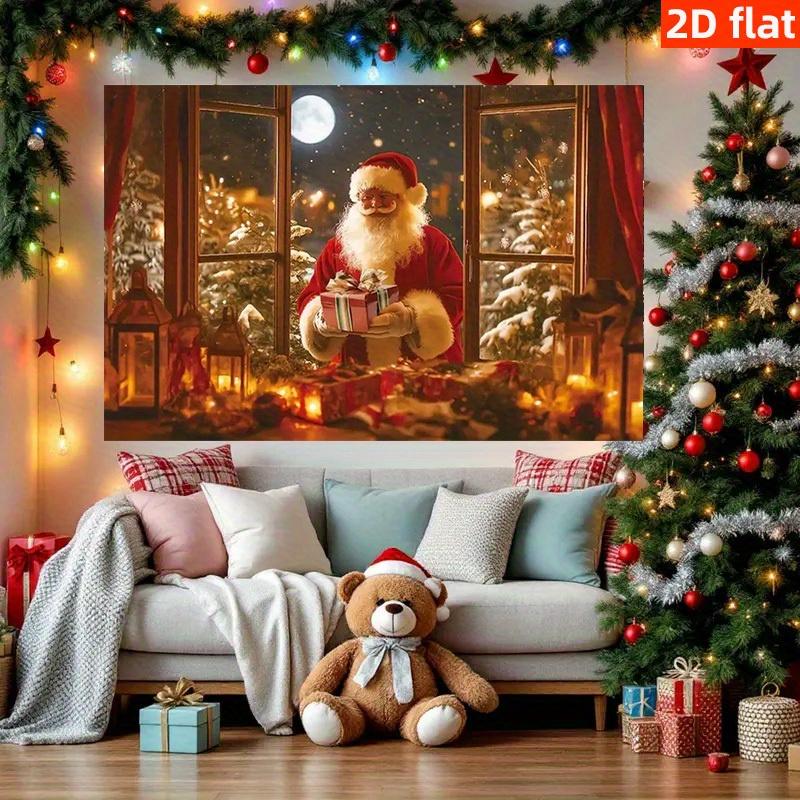 1Pcs Christmas Theme Event Pattern Decoration Background Winter Backdrop Decorations For Photo Studio Photo Booth Party