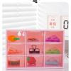 9-compartment Drawer Storage Transparent Cute Small Drawer Partition Student Desk Wall-mounted