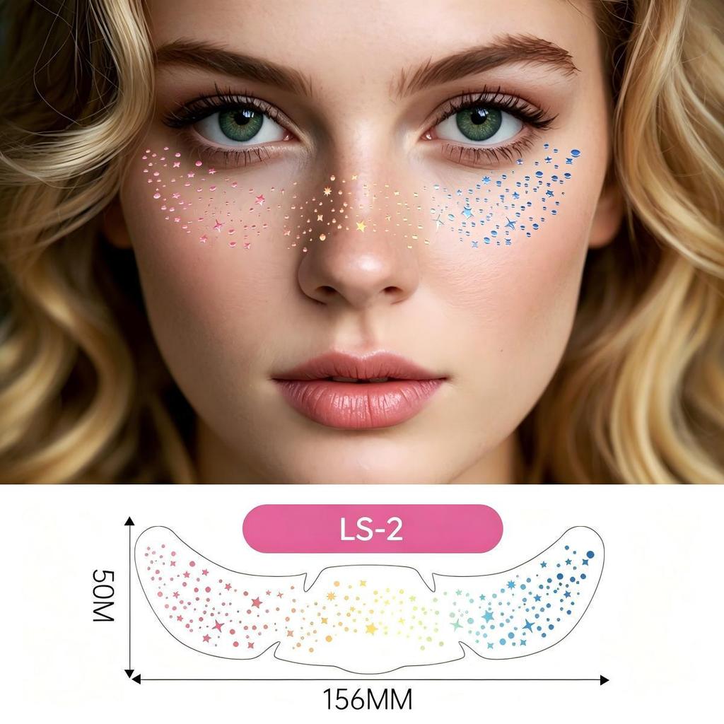 European & American Laser Freckle Stickers - Temporary Face Makeup Simulation Stickers