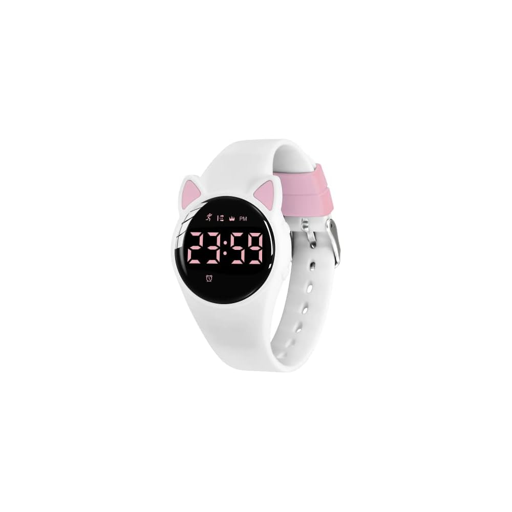 ShunkanSai Kids Digital Sports Watch with Pedometer, Waterproof, Rechargeable, Multi-Function Activity Tracker