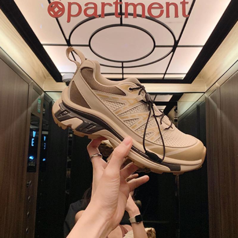 Women's All-match Casual Color Matching Thick Sole Height-enhancing Lightweight Sports Style Drawstring Dad Shoes