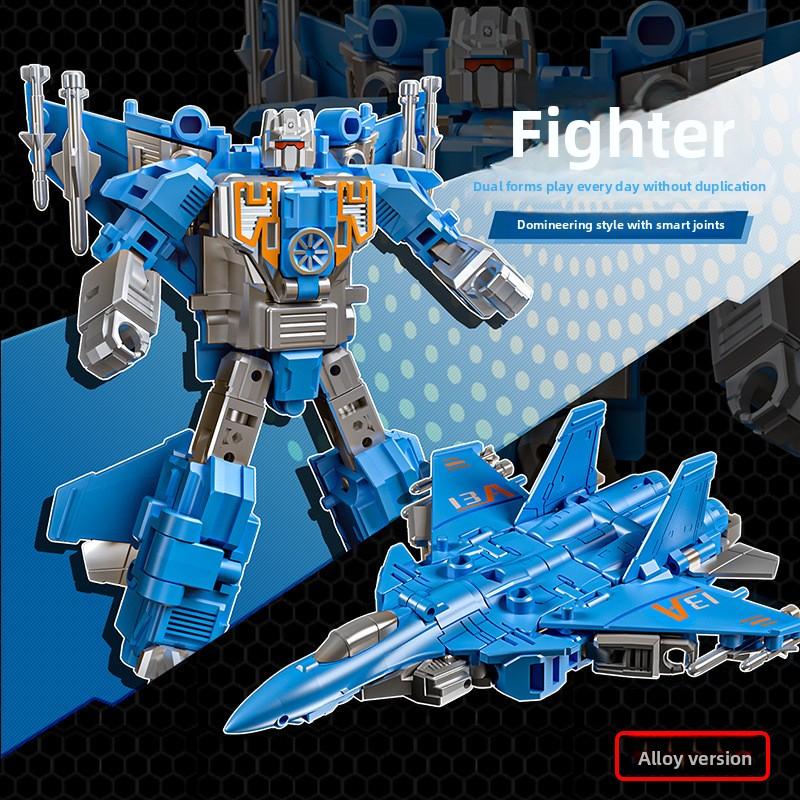 Children's Deformation Car Toy Diamond Alloy Hercules Genuine All-in-one Robot Figure Boy Can Be Deformed