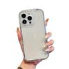 Applicable to iPhone16ProMax Cream Round Eye Transparent Phone Case 14 Apple 13 Small Hole 12/15 Premium 11