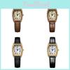 Gadi Vintage Roman Style Leather Strap Quartz Watch For Women Fashion Accessories