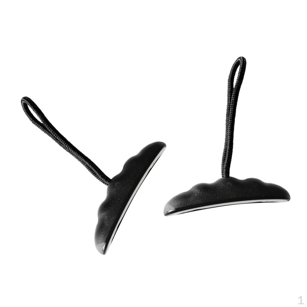 

2 Pieces Nylon Universal Kayak Carry Grip Handle Pull with Braided Cord Marine Boat Canoe